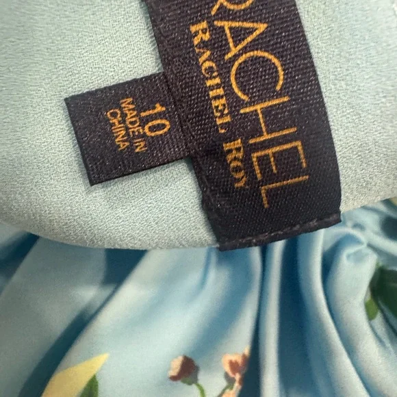 RACHEL Rachel Roy Floral Blue Dress - Picture 10 of 11